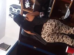 Tiny Wild Blonde σε Skewlgirl Uniform Rides